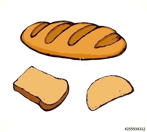 500x449 loaf of bread drawing cartoon loaf of bread loaf bread drawing
