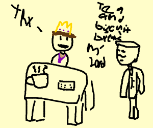 300x250 Tea And Biscuit Break M'lord