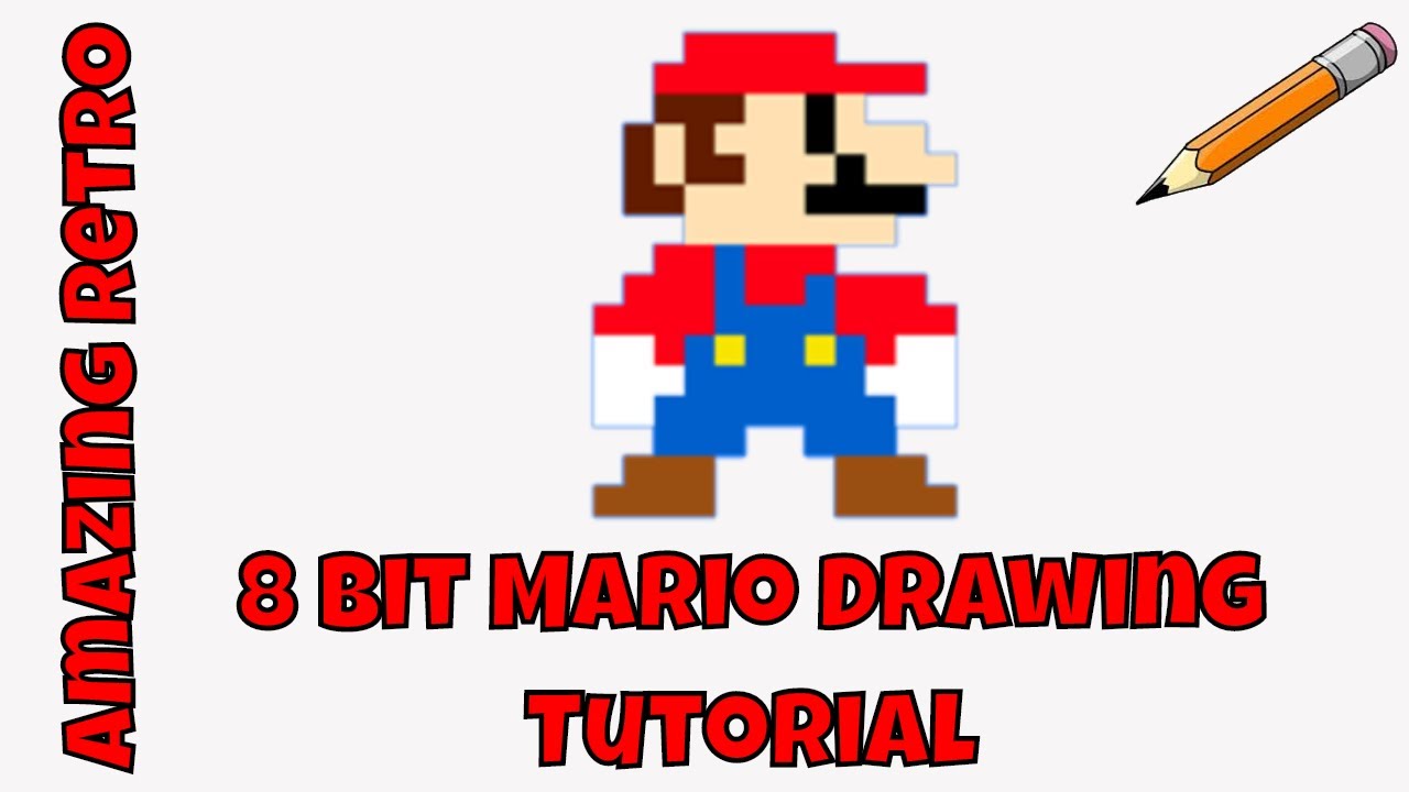 1280x720 Draw Super Mario Charactersdraw Bit Mariohow To Draw Super