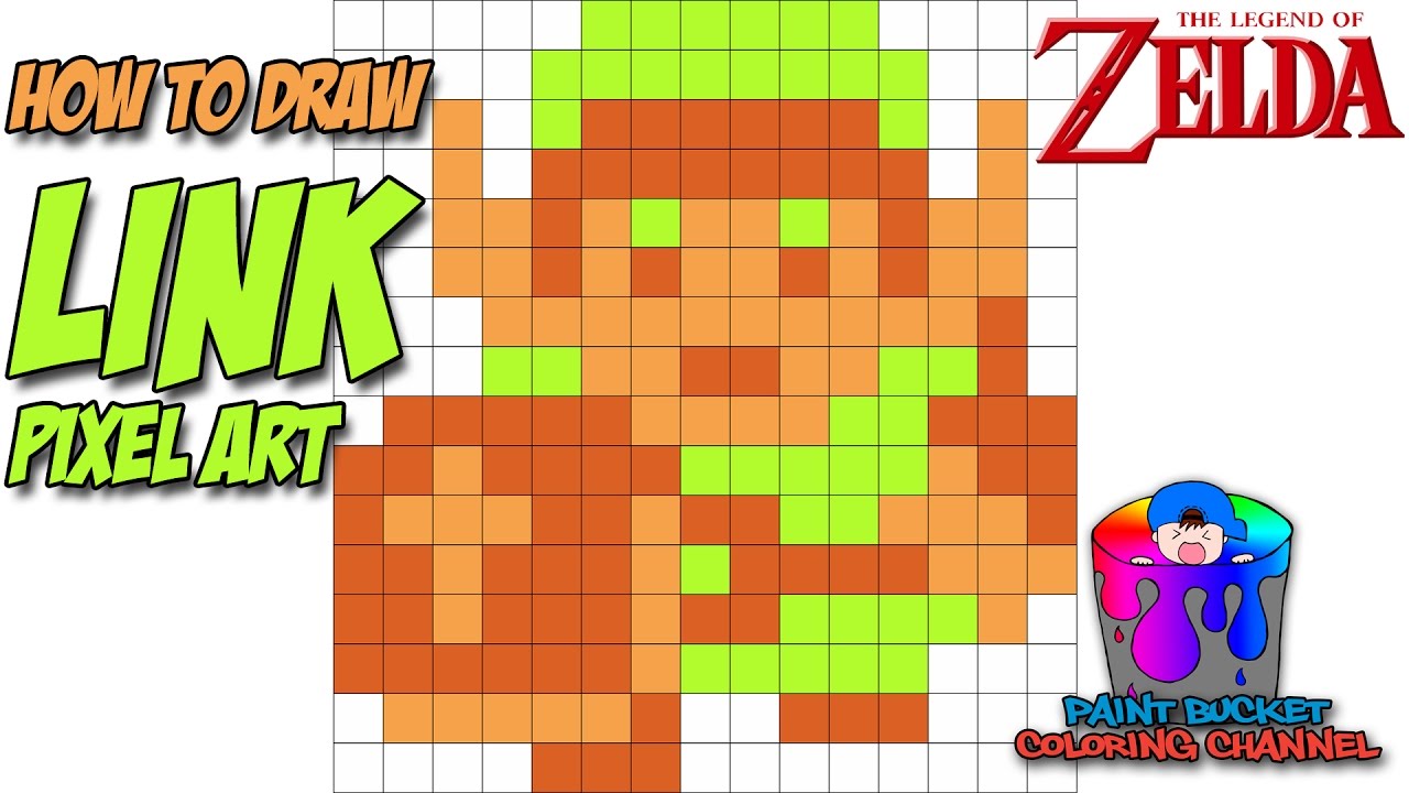 1280x720 How To Draw Link Pixel Art Bit