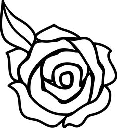Black And Grey Rose Drawing