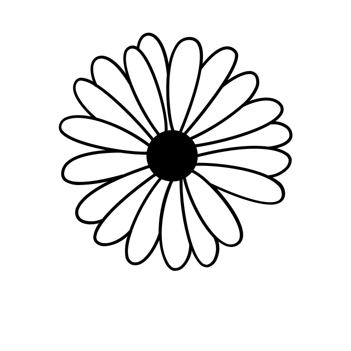 700x700 Chamomile Drawing Free Download On Unixtitan