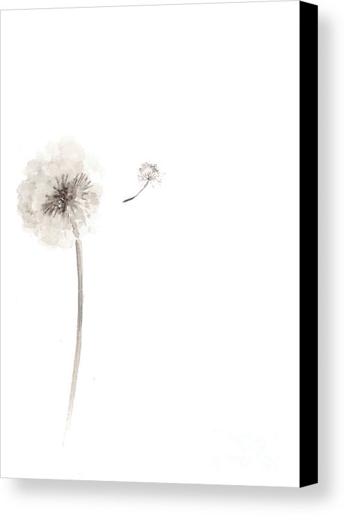 496x740 Dandelion Drawing Minimalist For Free Download