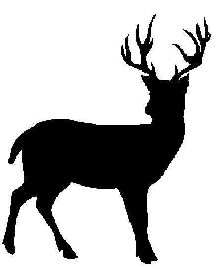 440x543 Deer Clipart Black And White Free Clipart Images Deer Images