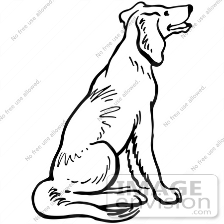 450x450 Pet Dog Clipart Black And White