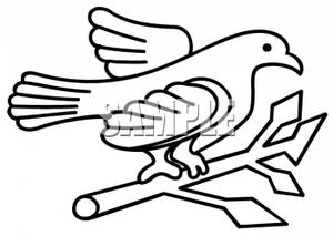 300x213 White Dove Clipart Black And White