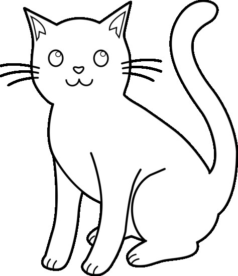 474x550 Cat Images Clip Art Friends Clip Art Black And White Cat Clipart