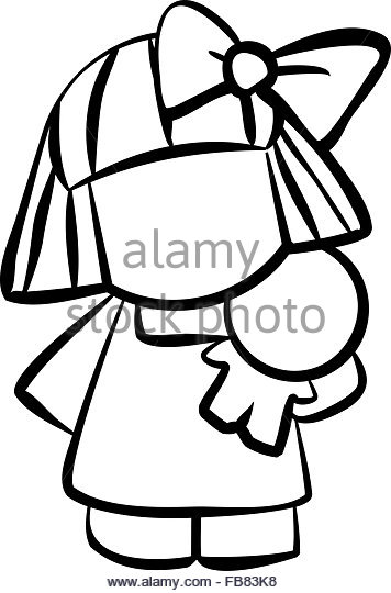 356x540 Little Girls Clipart Black And White Cute Collection