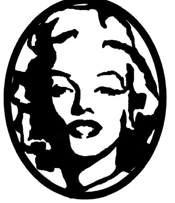 570x658 Marilyn Monroe Dxf Image For Your Cnc Plasma Laser Etsy