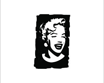 340x270 Marilyn Stencil Etsy