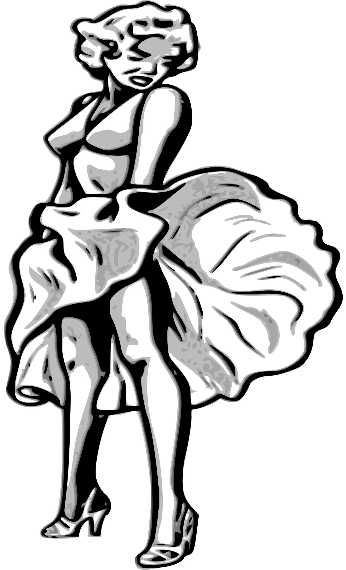 1455x2400 To Be Like Marylin Monroe Icons Png