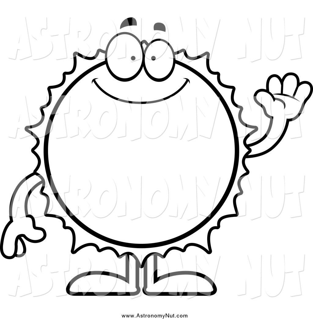 1024x1044 Sun Clipart Black And White