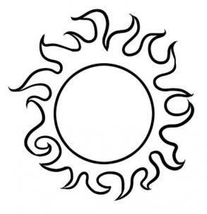 293x302 Draw A Sun, Step