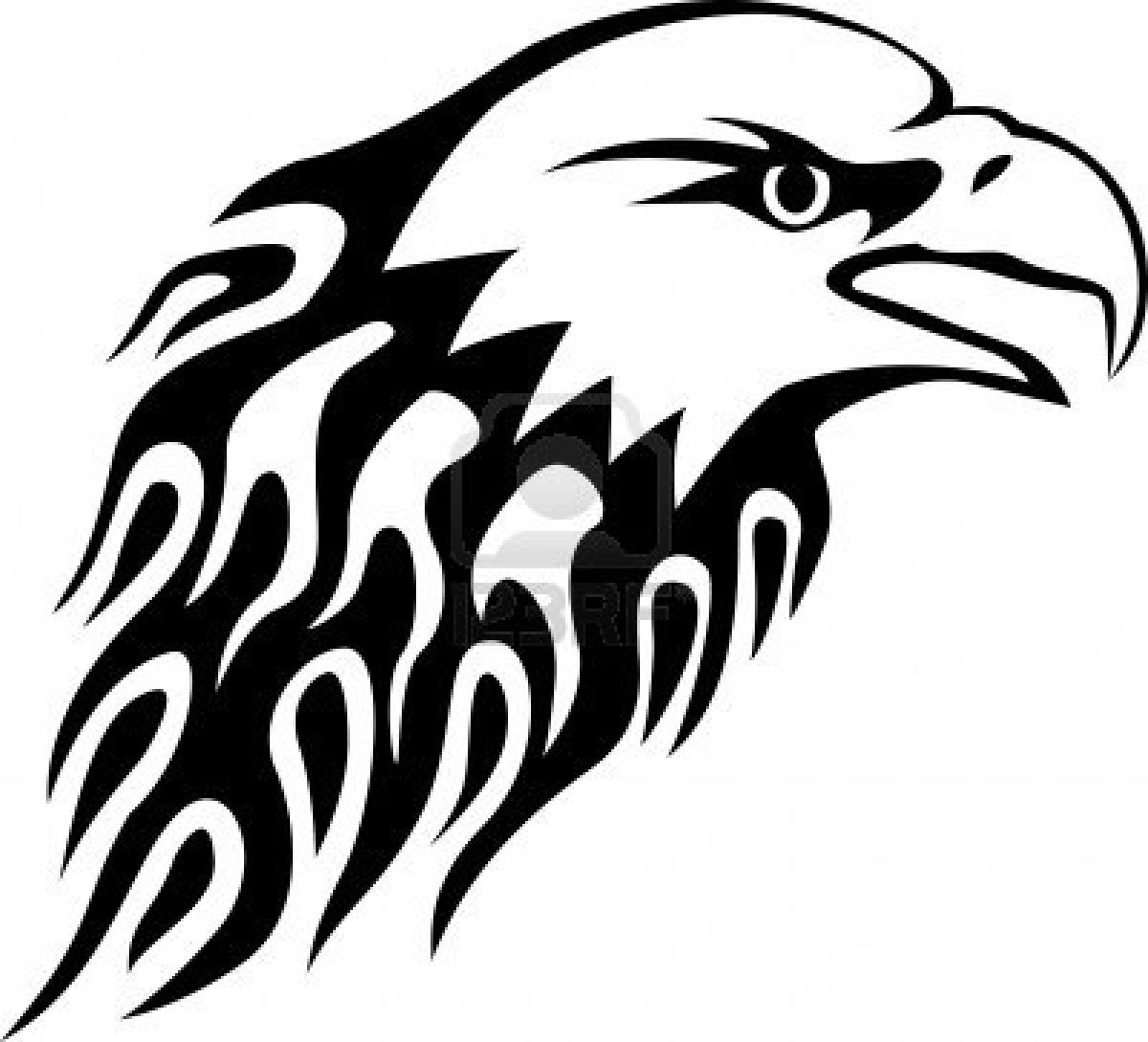 1200x1089 Golden Eagle Clipart Black And White