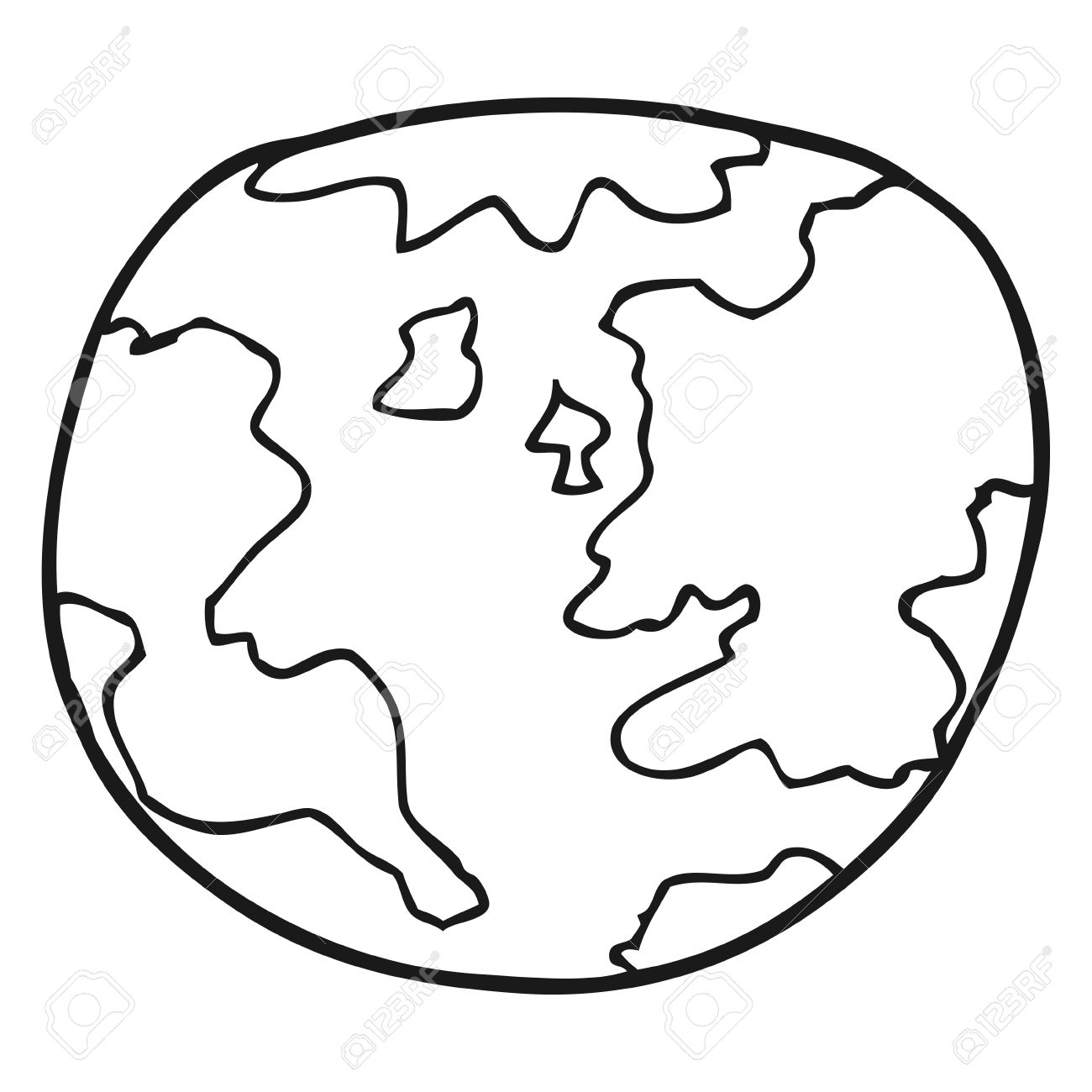 1300x1300 Huge Collection Of 'black And White Earth Drawing' Download More