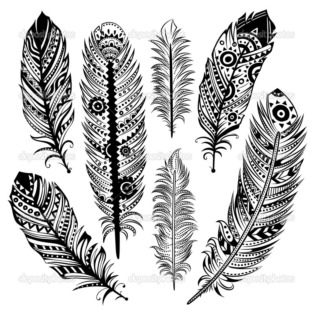 1024x1024 Image About Black And White In Feathers