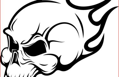 420x270 Fire Flames Drawing Black And White Fire Drawing