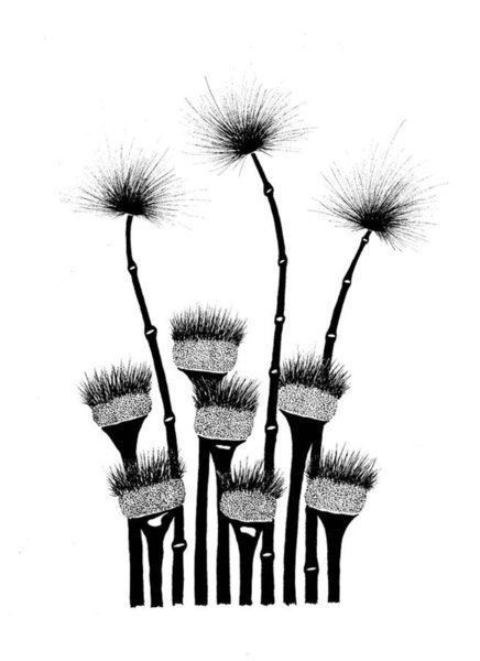 436x600 Black And White Landscape Drawings