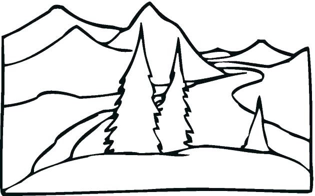630x393 Landscape Coloring Pages And Winter Colouring Desert Lan Dexyarya