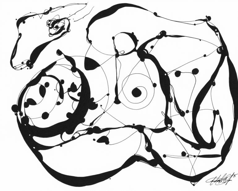 770x618 Landscape Curves Drawing