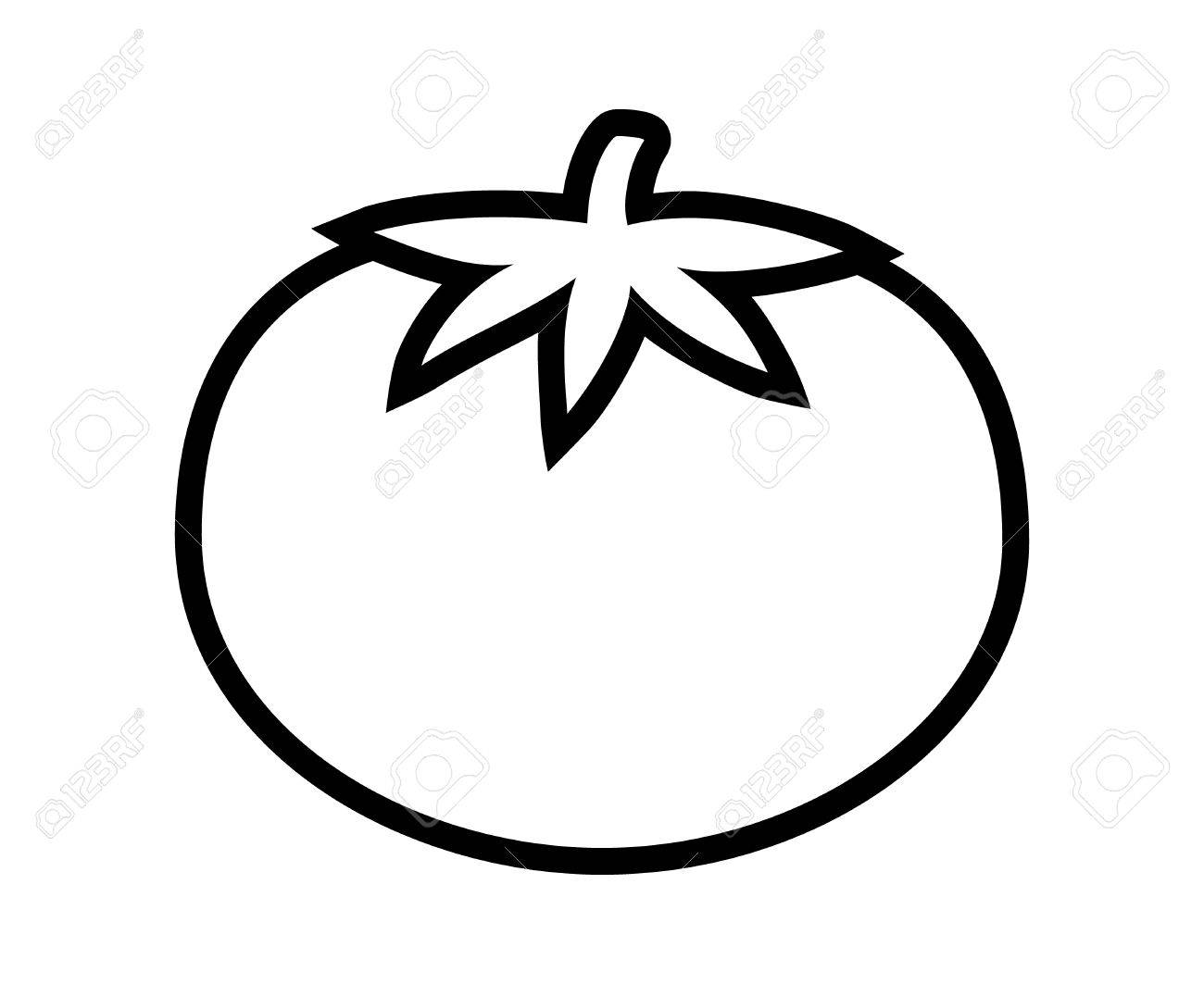 1300x1063 Collection Of Free Tomatoes Clipart Black And White Amusement
