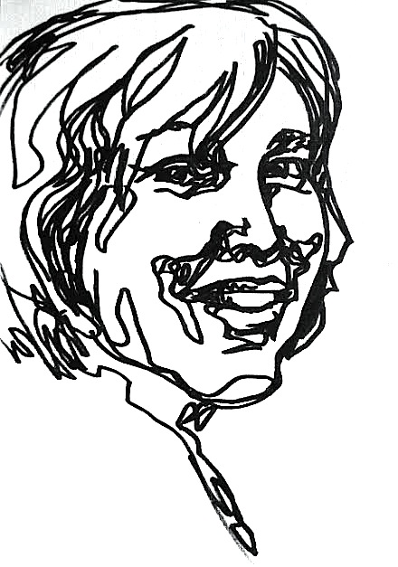440x627 line drawing portraits uta brauser