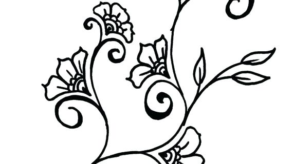 570x320 Flower Design Drawing