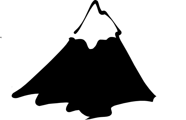 600x387 Mountain Black And White Clip Art Stock Huge Freebie! Download