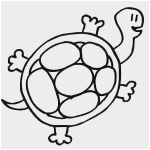 300x300 Free Printable Turtle Coloring Pages Luxury Black And White Turtle