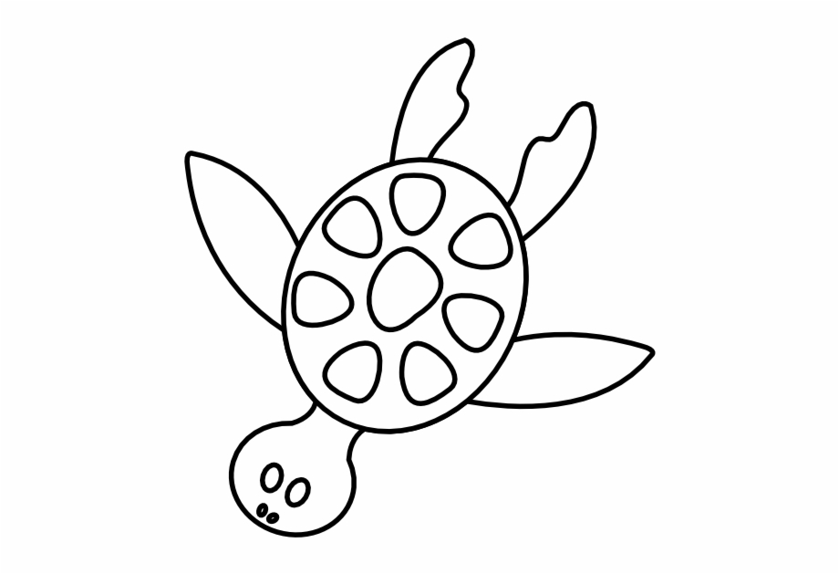 920x629 Turtle Clipart Black And White Turtle Clip Art Black