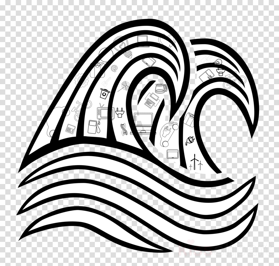 900x860 Wave, Drawing, Black, Transparent Png Image Clipart Free Download
