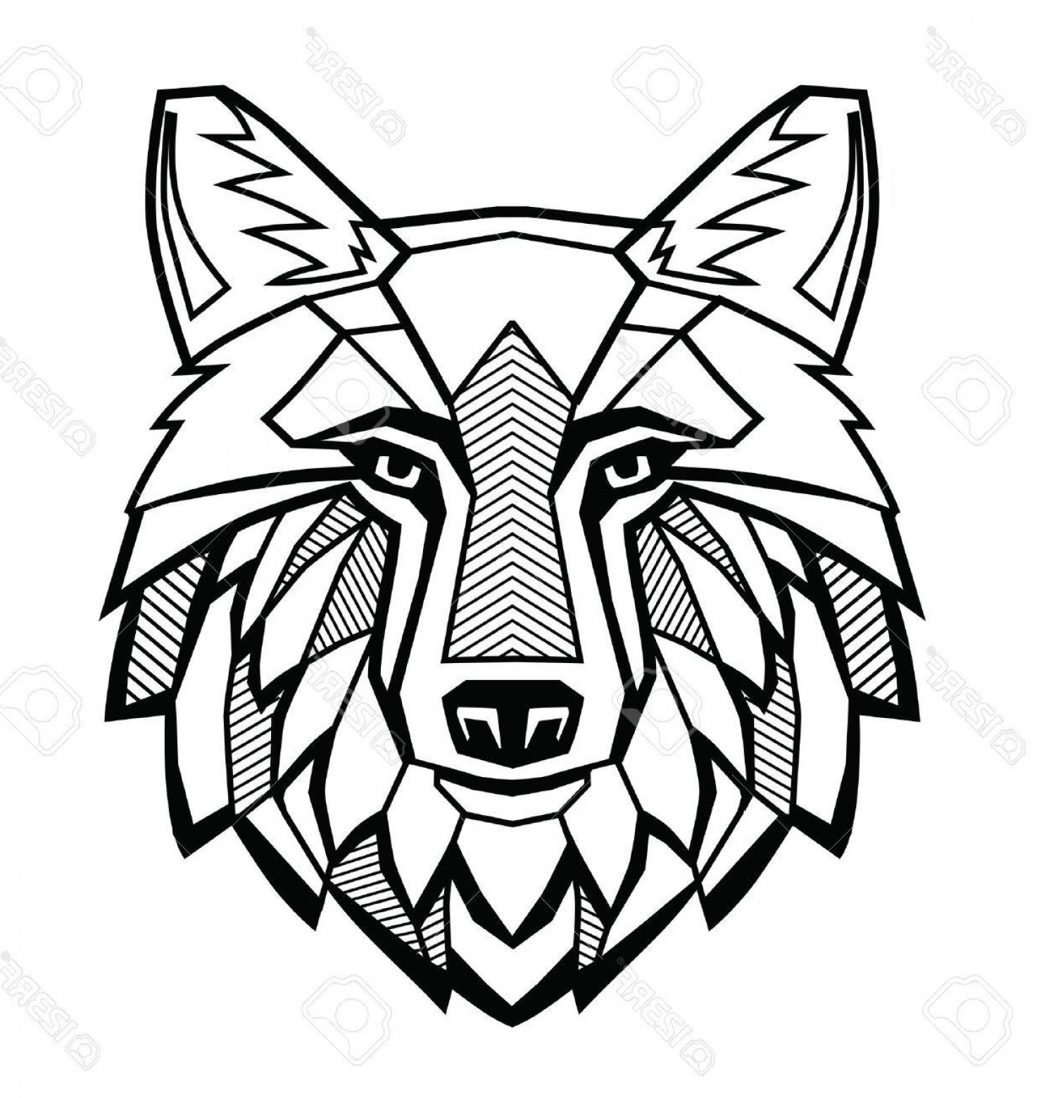 1503x1560 Vector Black And White Wolf Arenawp