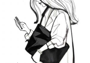 300x210 Black And White Girl Sketches How To Draw A Girl In Black