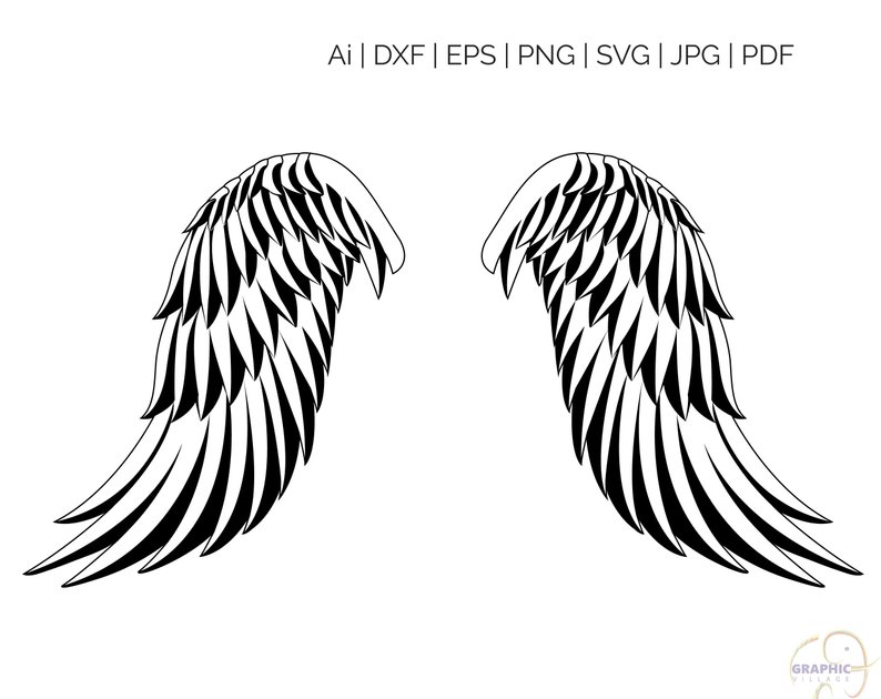 794x630 Huge Collection Of 'angel Wings Silhouette' Download More Than