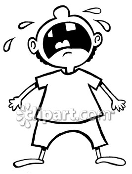 267x350 Child Crying Clipart Black And White