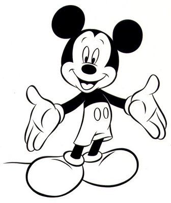 336x400 Drawing Clipart Baby Mickey