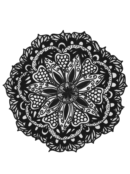 500x669 Drawing Black Background White Outline Outlines Tumblr