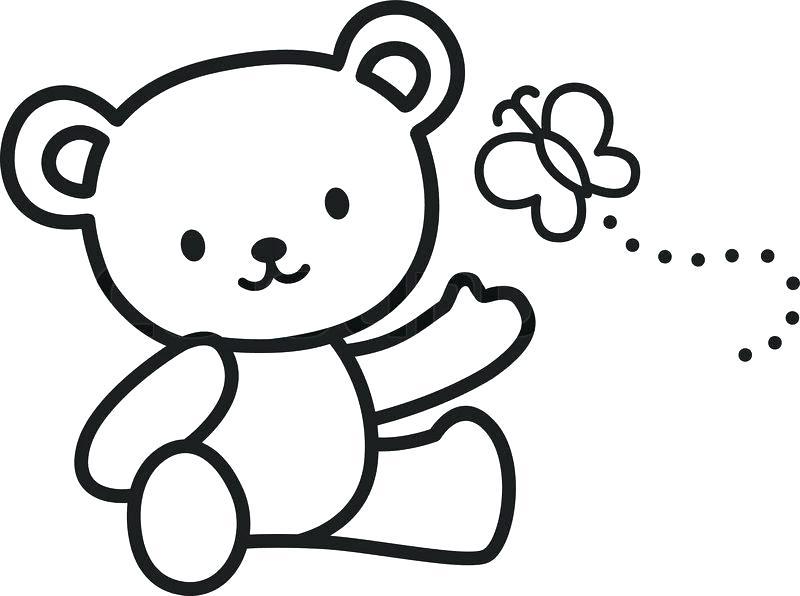 800x596 Teddy Bears To Draw Panda Teddy Bear Outline Drawing