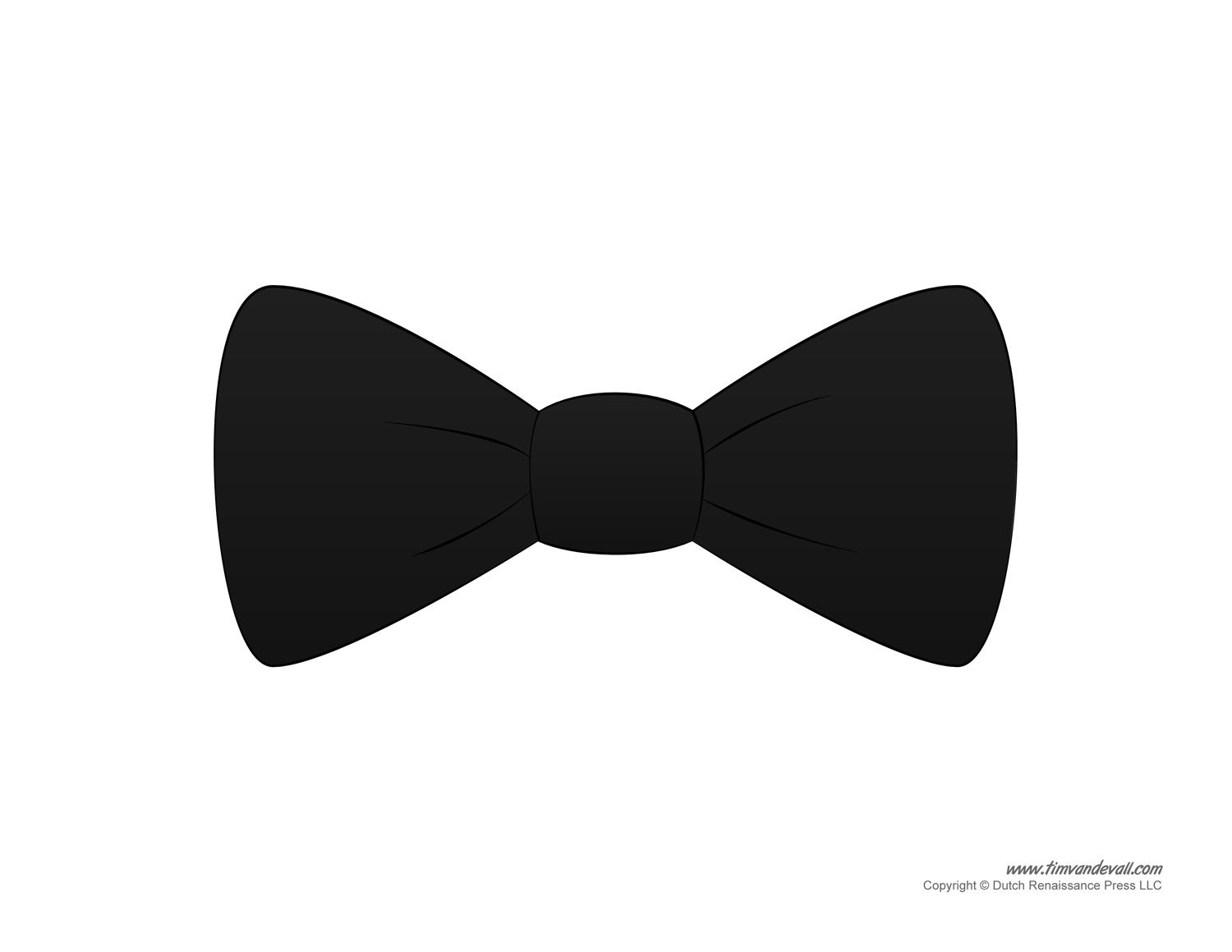 1500x1159 Black Bow Tie New Year Bow Tie Template, Tie Template, Black