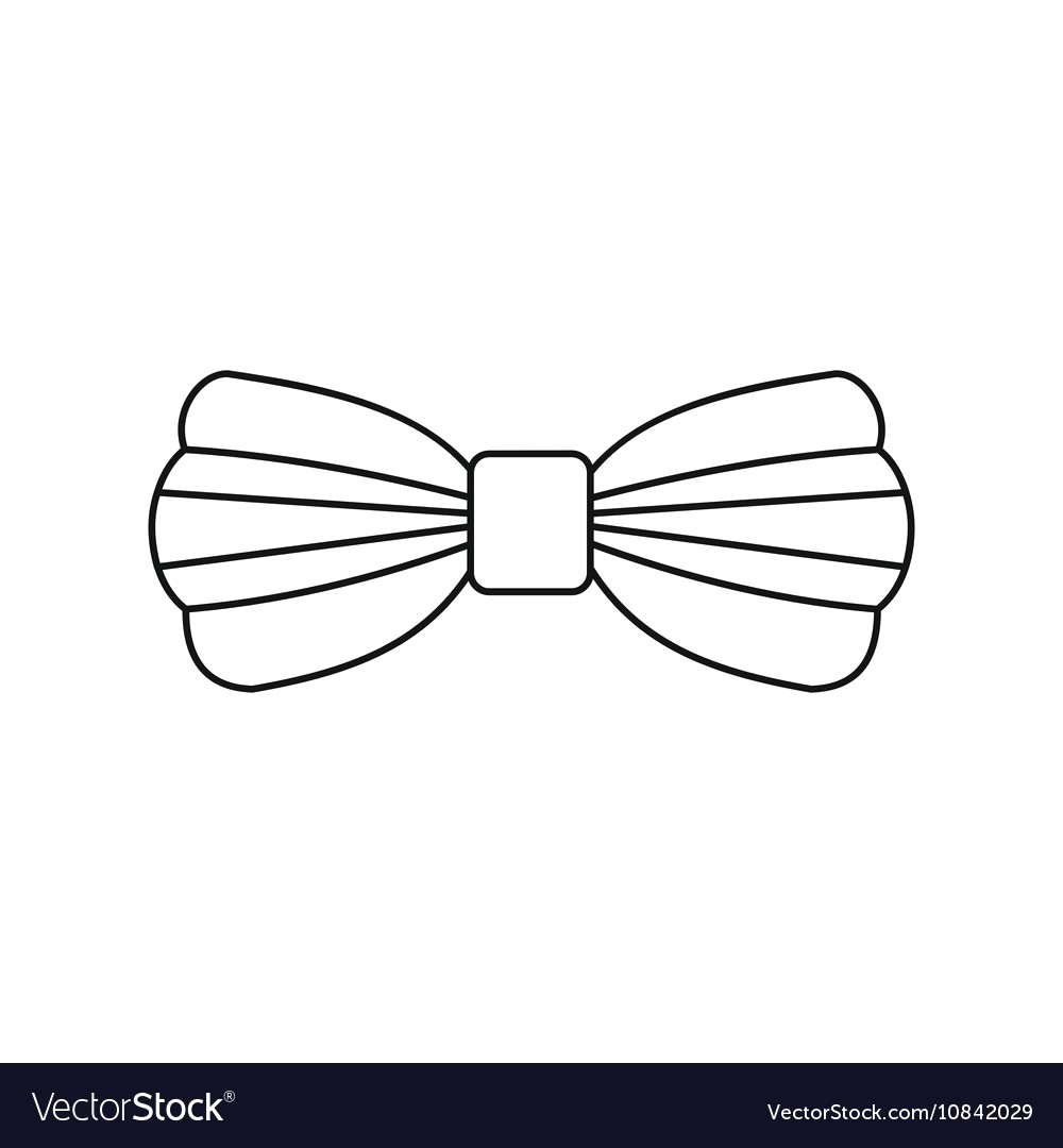 1000x1080 Bow Tie Drawing Outline