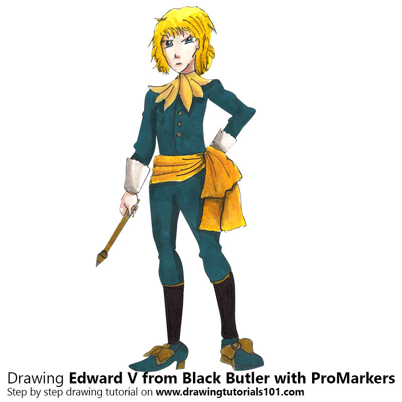 800x800 Edward V From Black Butler With Promarkers