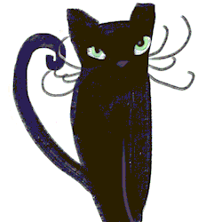 250x250 Gif Cat Drawing Illustration Art Animals Cute Adorable Kitten