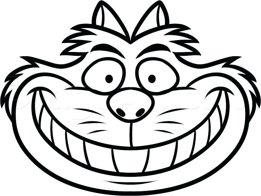 872x656 Cat Face Coloring