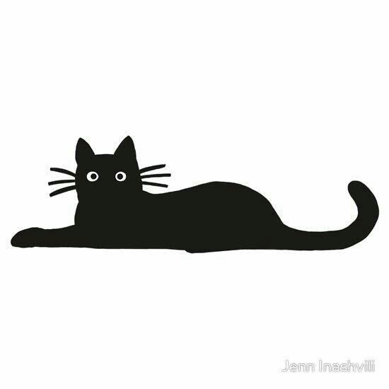 550x550 Kedi Black Cat Tattoos, Cats, Cat Silhouette