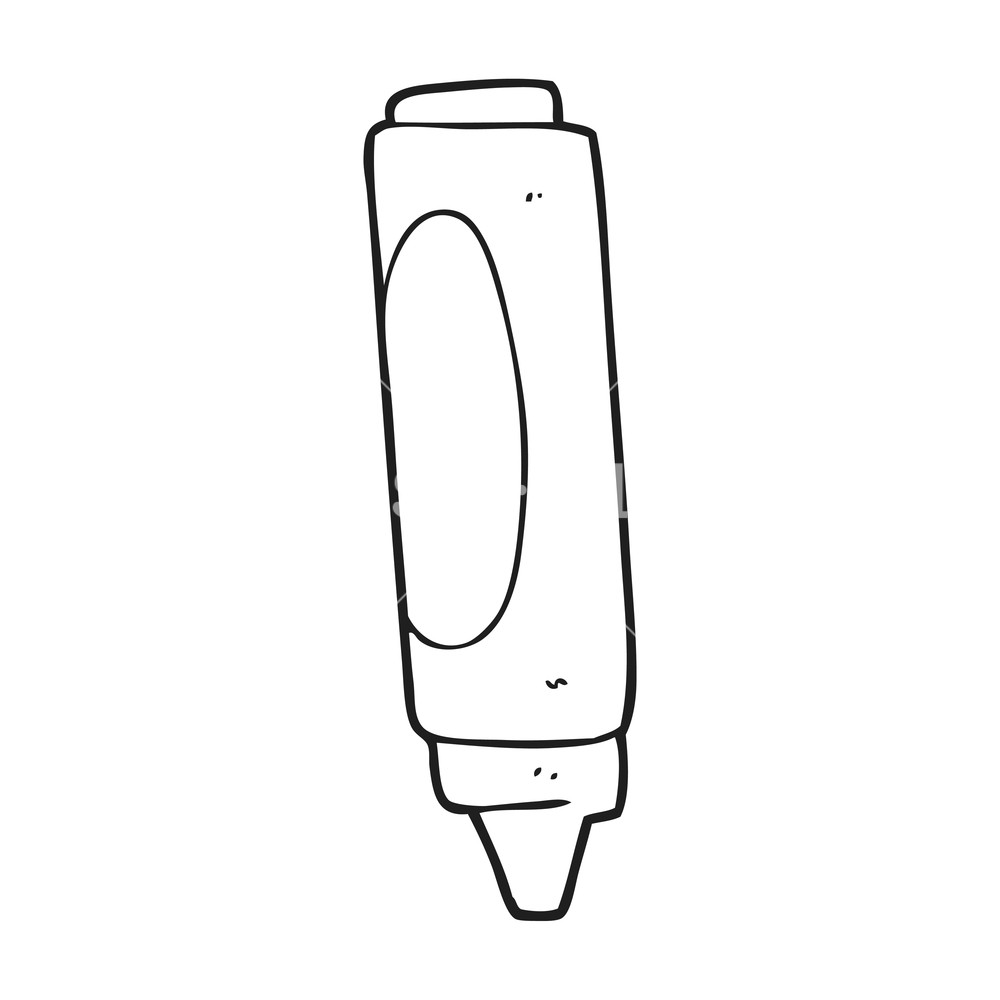 1000x1000 Freehand Drawn Black And White Cartoon Wax Crayon Royalty Free