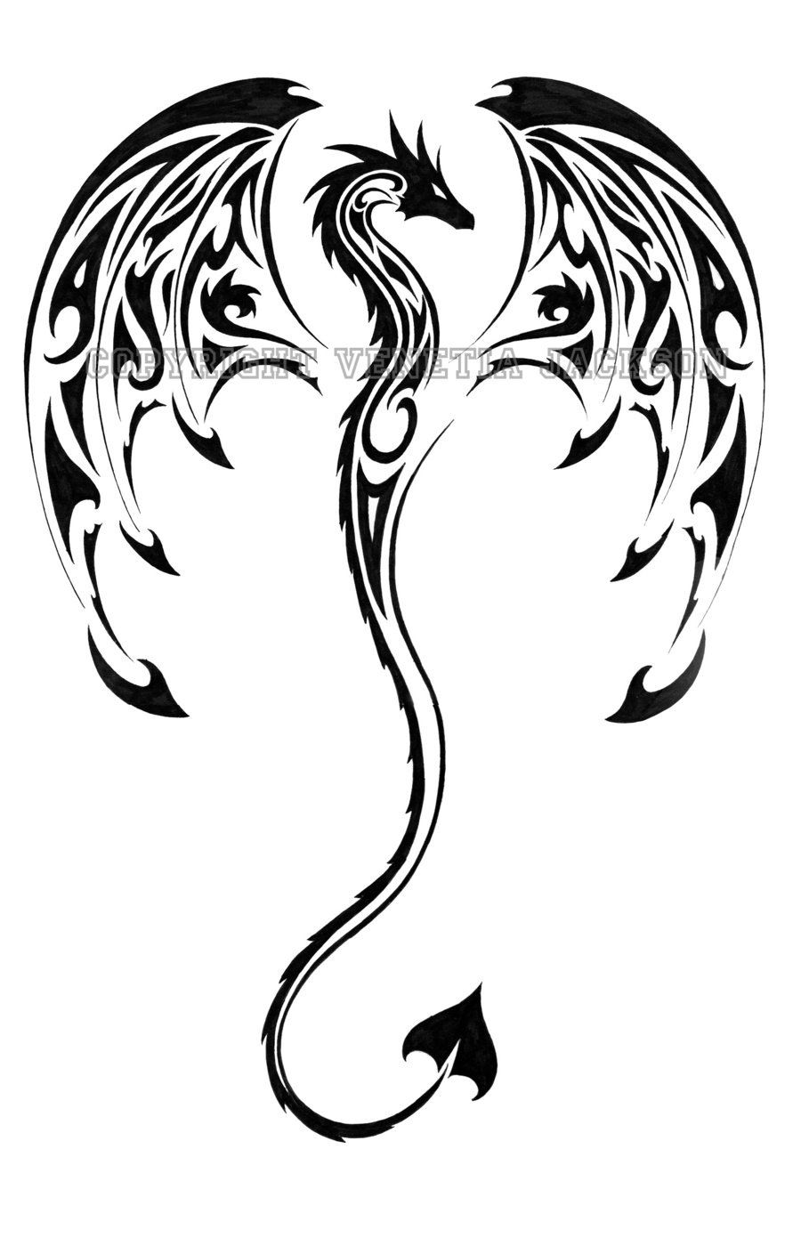 900x1391 Dragon Tattoos Tribal Dragon Tattoos, Dragon Tattoo Designs