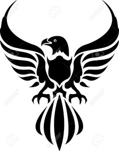 236x300 Black Eagle Clipart