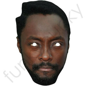 300x300 Will I Am, William, Black Eyed Peas, Celebrity Card Mask, All