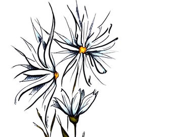 340x270 Black Eyed Susan Print Etsy