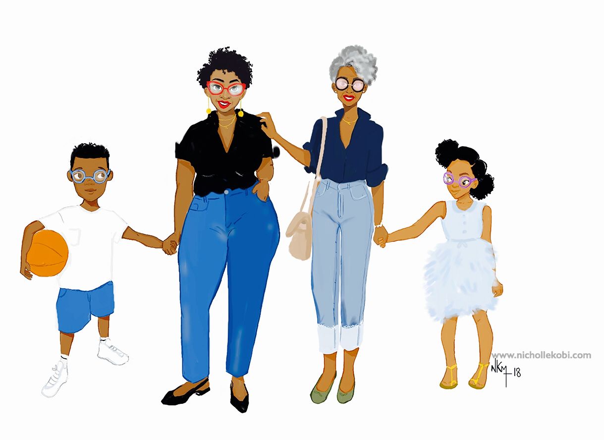 1219x888 get it from my momma art in black girl art, black women